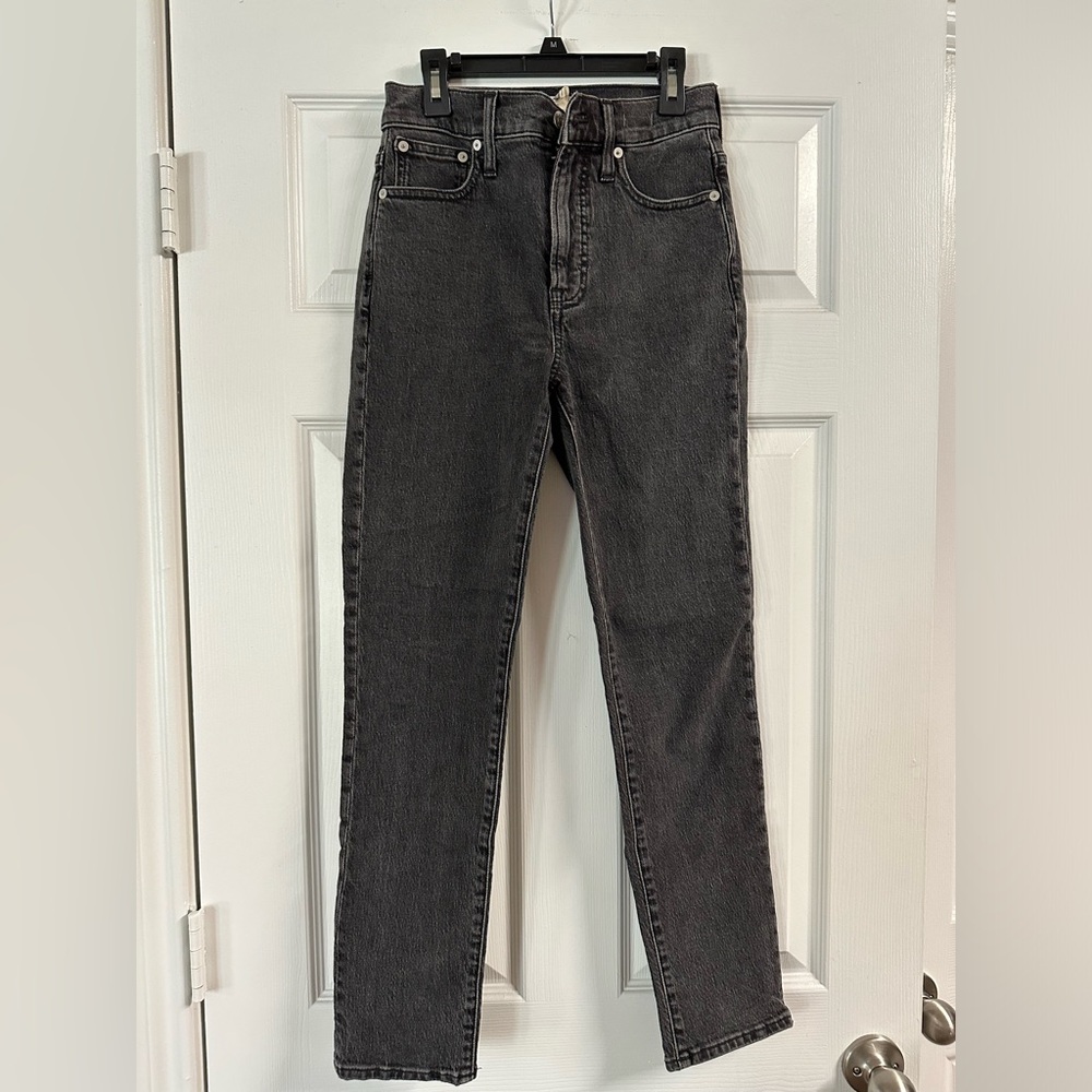 Madewell Perfect Vintage Jean Size 23 in Washed Faded Black